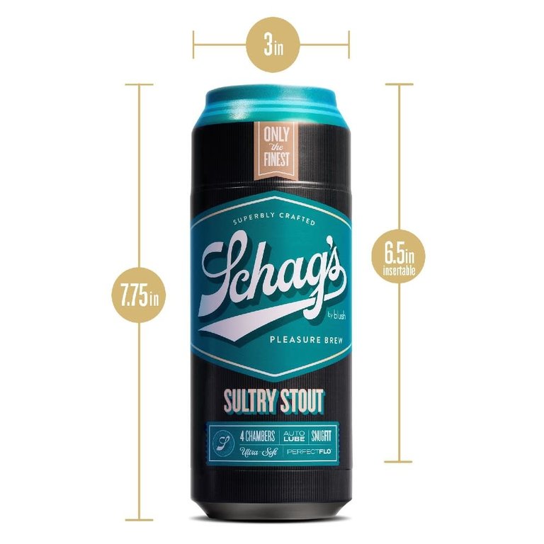 Blush Novelties Schag's Beer Can Male Masturbator Sultry Stout