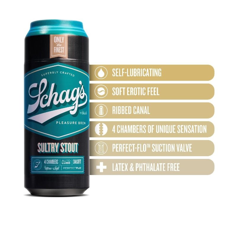 Blush Novelties Schag's Beer Can Male Masturbator Sultry Stout