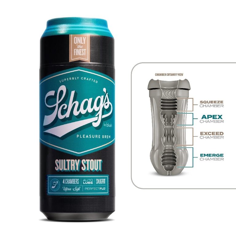 Blush Novelties Schag's Beer Can Male Masturbator Sultry Stout