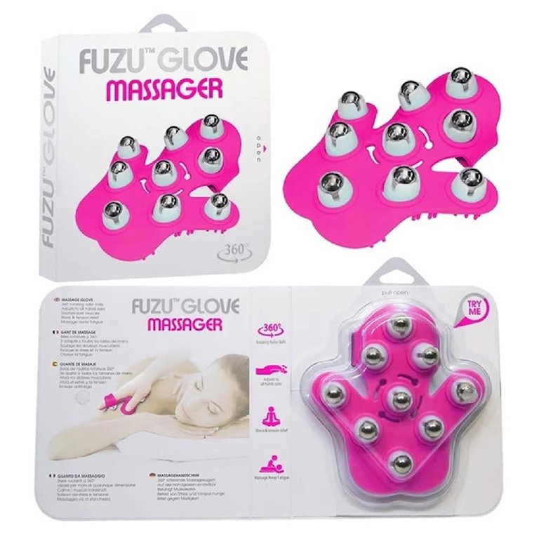 DeeVa Toys Fuzu Glove Massager - Pink