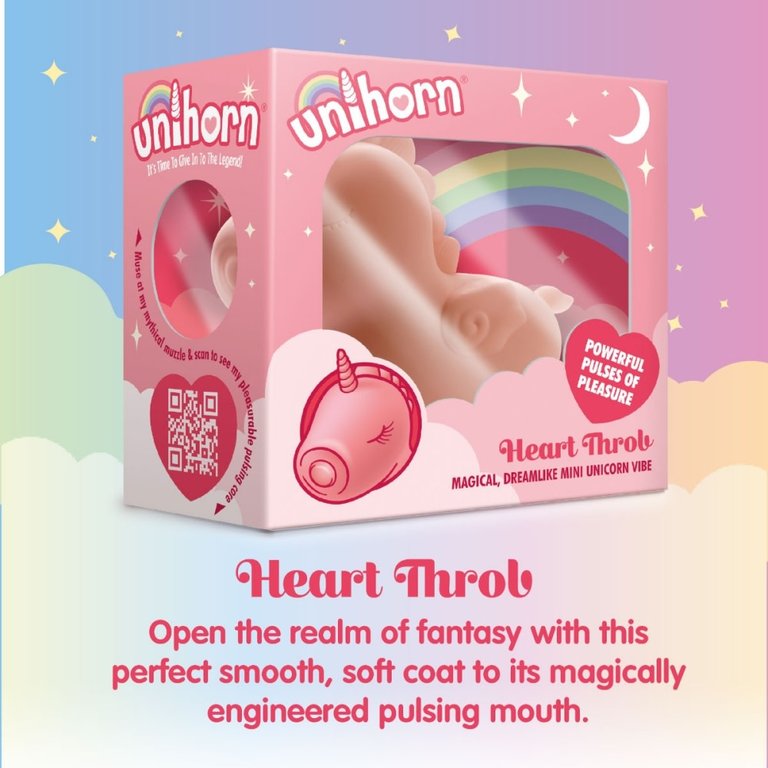 Creative Conceptions Unihorn - Heart Throb Pulsing Mouth Vibe - Pink