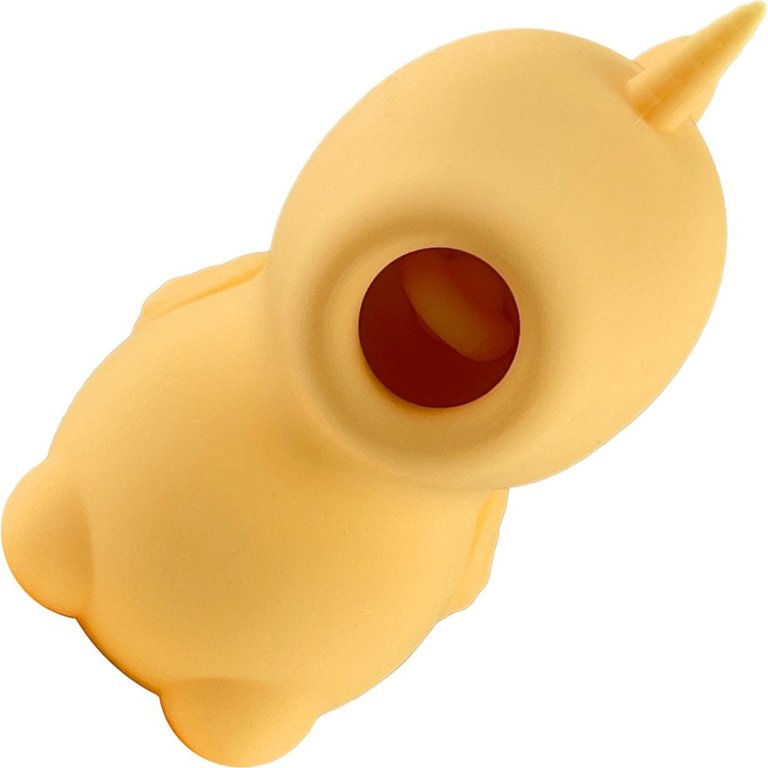 Creative Conceptions Unihorn - Bean Blossom Thick Flicking Tongue Vibe - Yellow