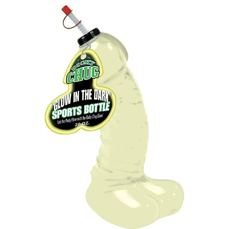 Hott Products Dicky Chug Sports Bottle - Glow-in-the-Dark - 20 oz.