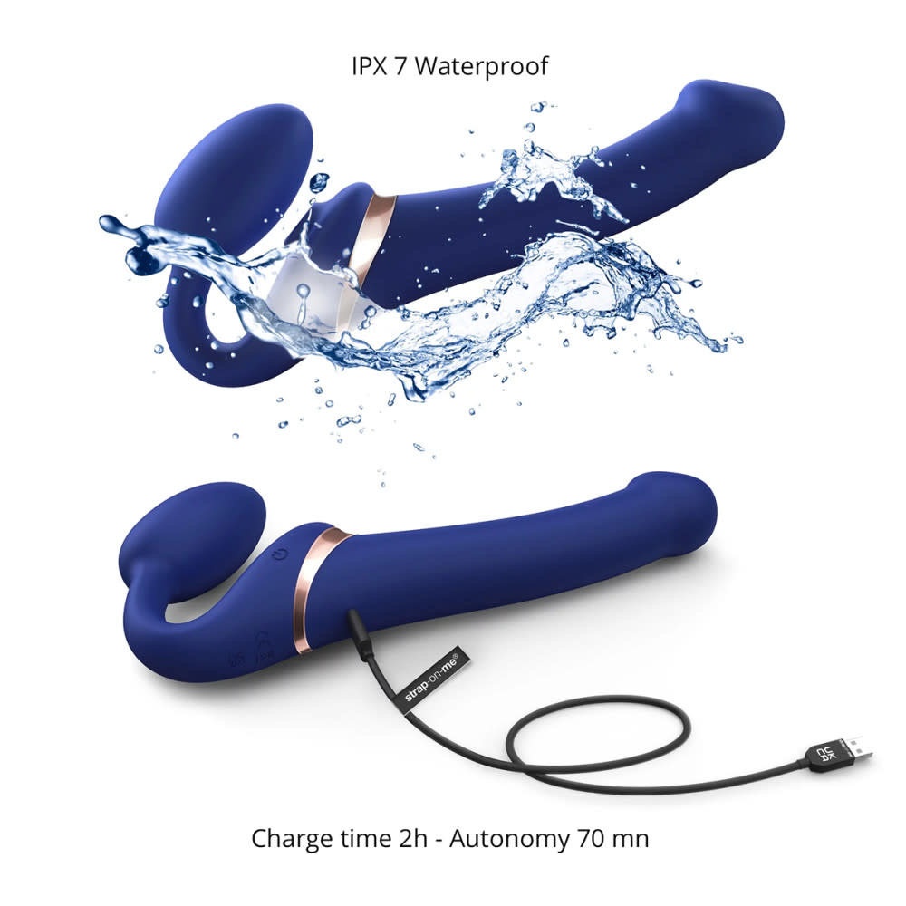 Strap-On-Me Vibrating Bendable Strapless Strap-On