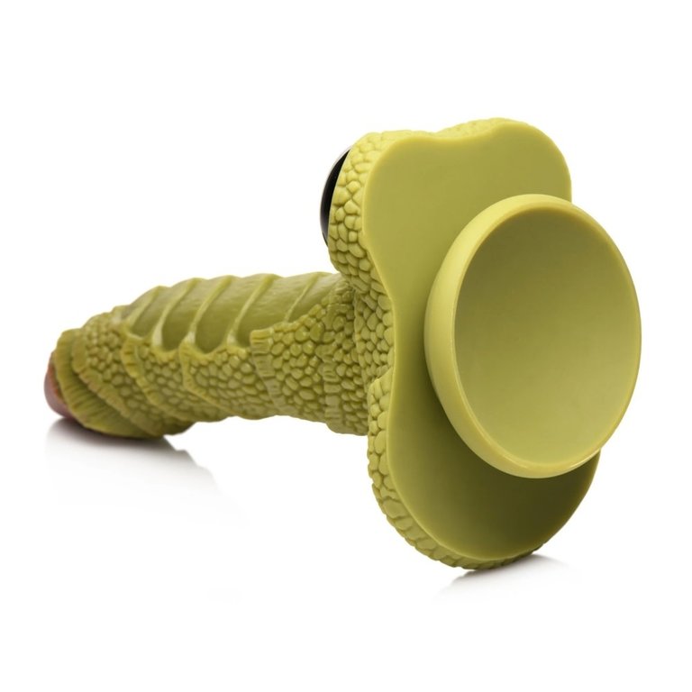 XR Brand Creature Cocks - Swamp Monster Green Scaly Silicone Dildo