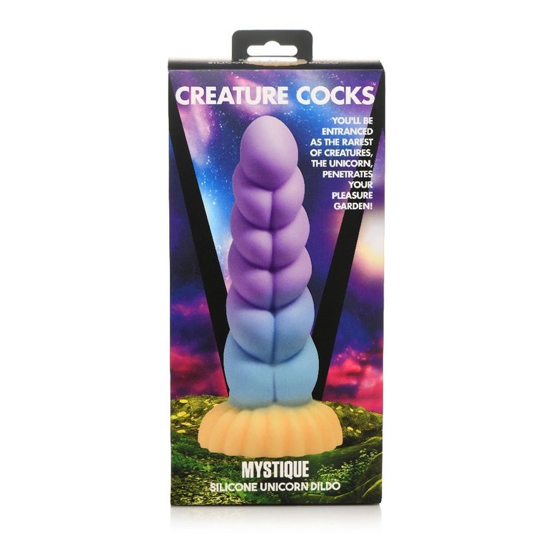 XR Brand Creature Cocks - Mystique Silicone Unicorn Dildo