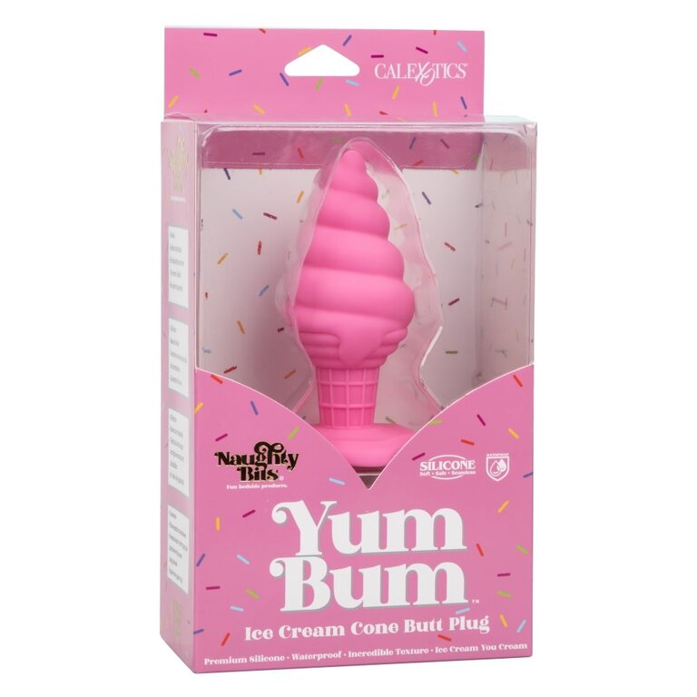 CalExotic Naughty Bits Yum Bum Ice Cream Cone Butt Plug
