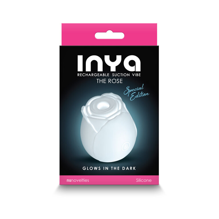 NS Novelties The Rose Suction Vibrator Glow-In-The-Dark