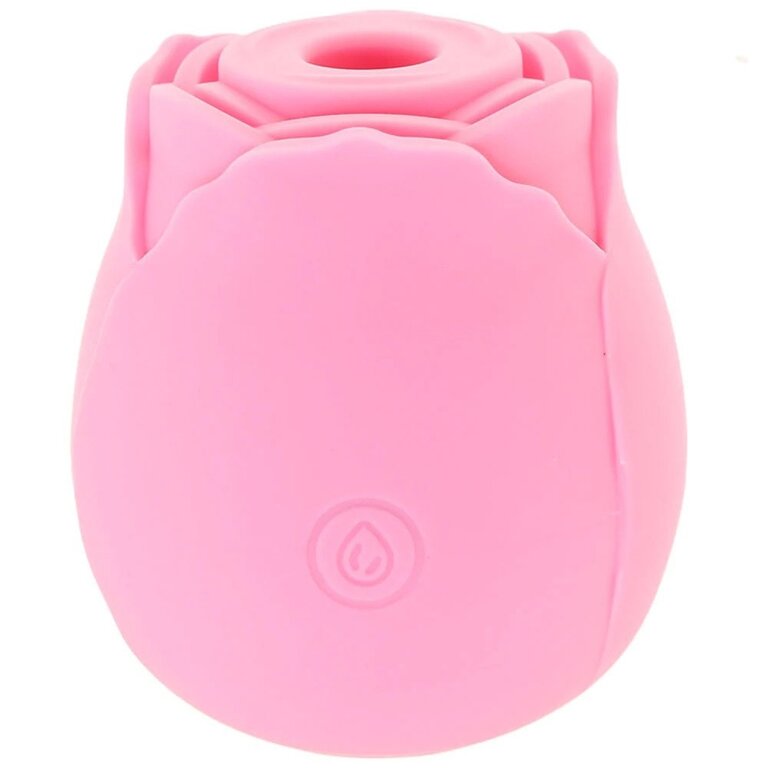 XR Brand The Rose Bloomgasm Suction Vibrator - Pink