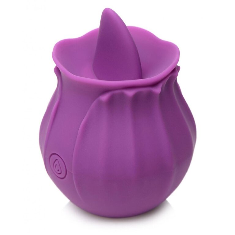 XR Brand The Rose Bloomgasm Licking Vibrator - Purple