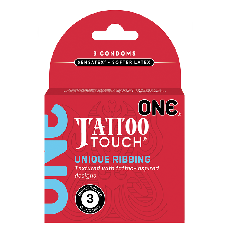 Durex ONE Tattoo Touch Condoms 3pk