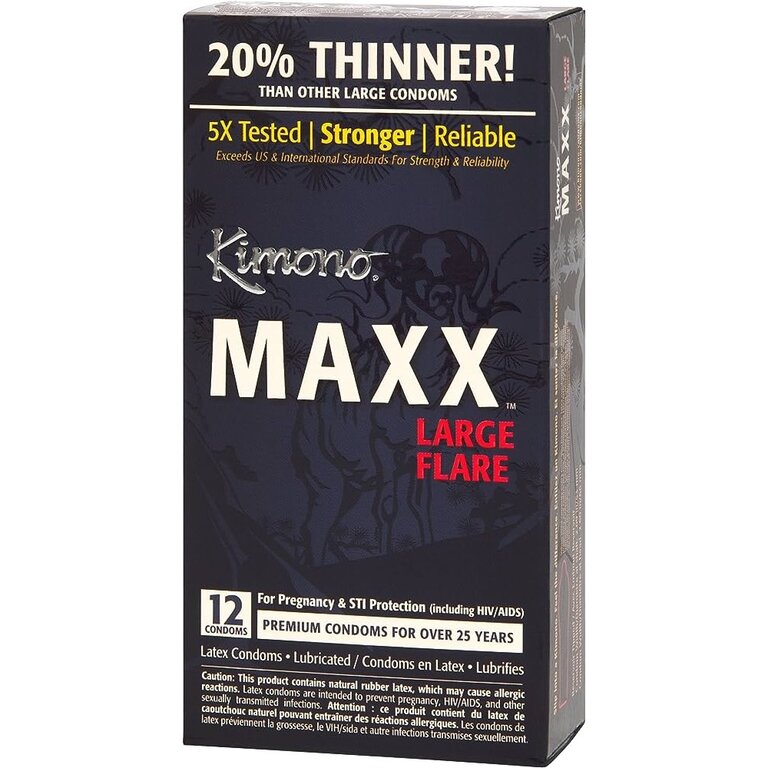 Kimono MaXX Flare Condom 12 pack