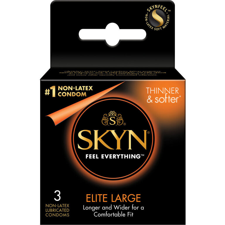 Lifestyles SKYN Large Non-Latex Condom 3-pack