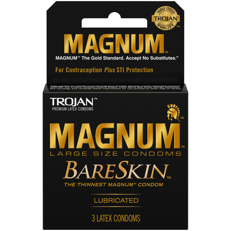 Trojan Magnum Bareskin Condom 3-pack