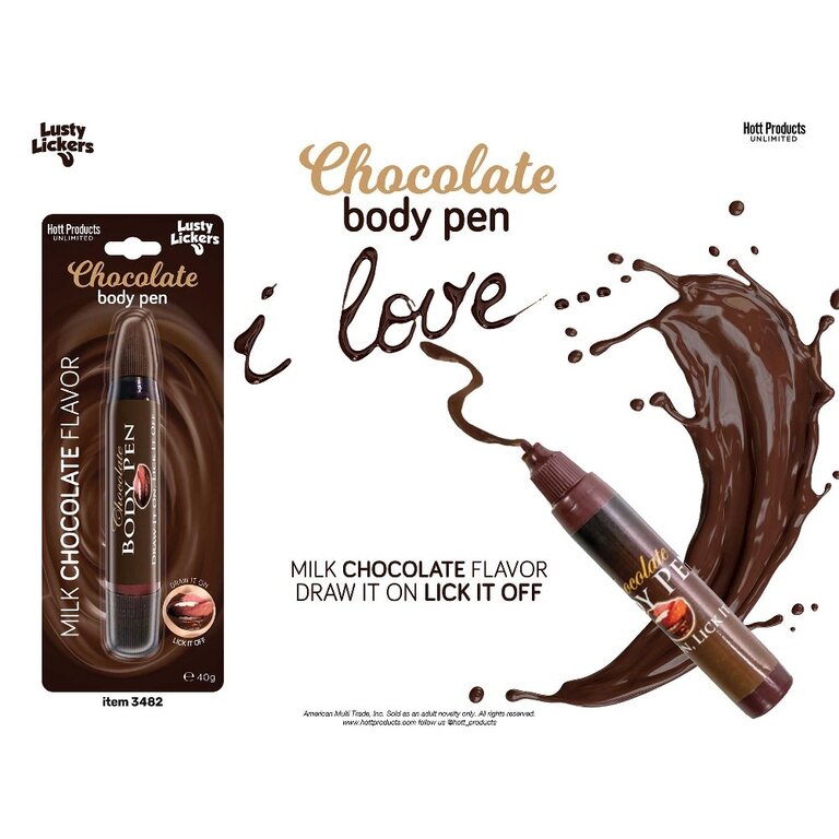 Hott Products Milk Chocolate Edible Body Pen