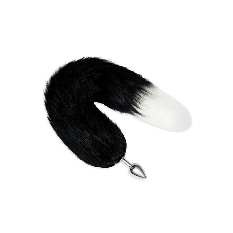 Whip Smart Chrome Plug With Black Fox Tail and Talons