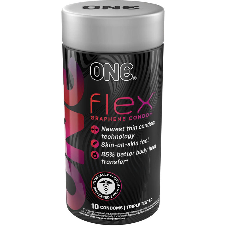 One FLEX Graphene Comdoms - 10 Pack