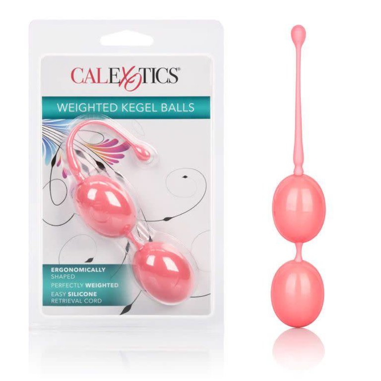 CalExotic Weighted Kegel Balls - Pink