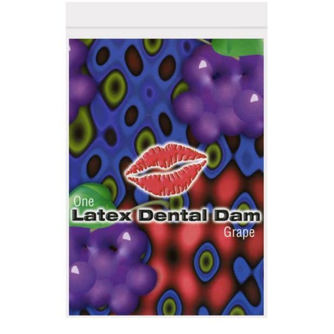 Latex Dental Dam Banana Groove