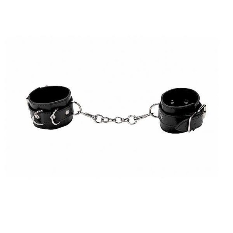 Shots Ouch! Leather Cuffs