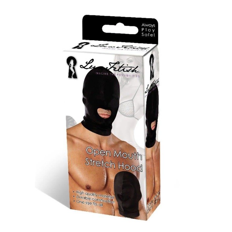 Lux Fetish Open Mouth Stretch Hood