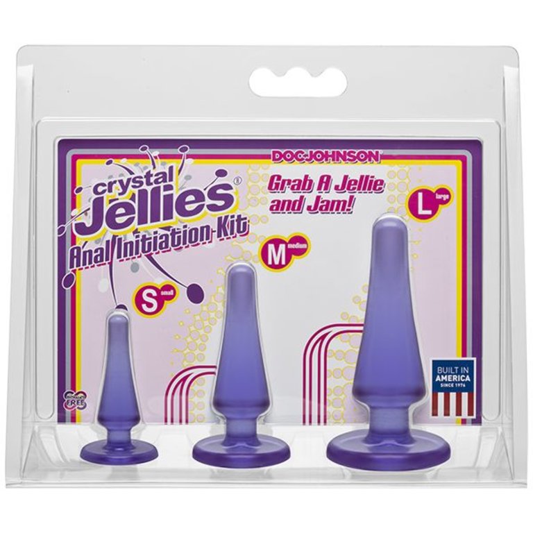 Doc Johnson Crystal Jellies Anal Initiation - Purple