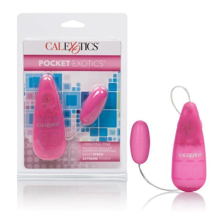 CalExotic Pocket Exotics Vibrating Pink Passion Bullet