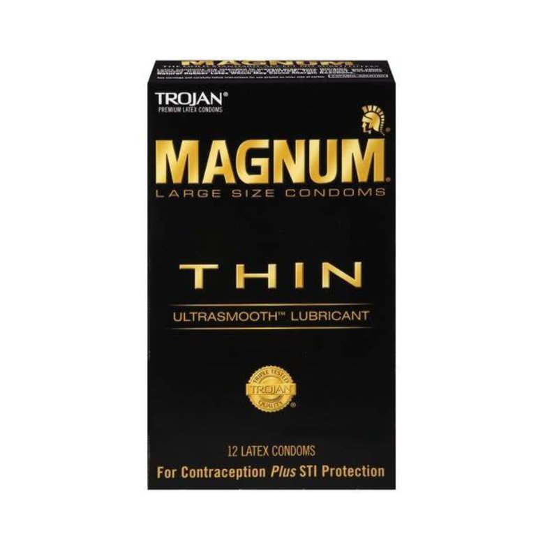 Trojan Magnum Thin Condom 12-pack