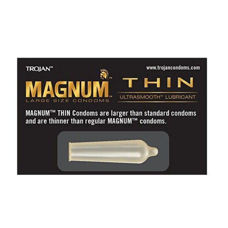 Trojan Magnum Thin Condom 12-pack