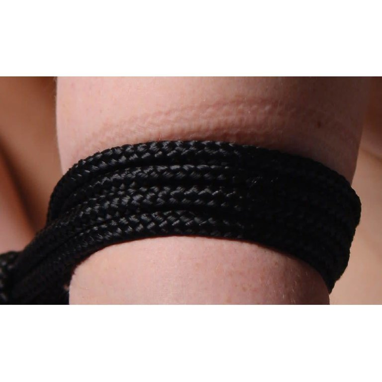 XR Brand Black Bondage Rope - 30 Feet