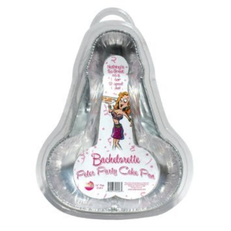 Hott Products Bachelorette Disposable Peter Party Cake Pan - Large Pack of 2