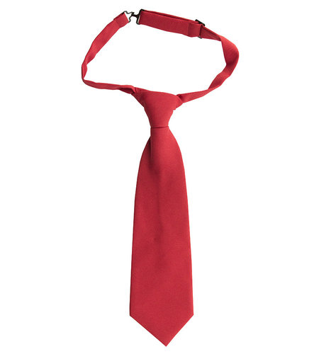 EE Dee Trim Red Pre-tied Tie #FBE41 Grades 1-3