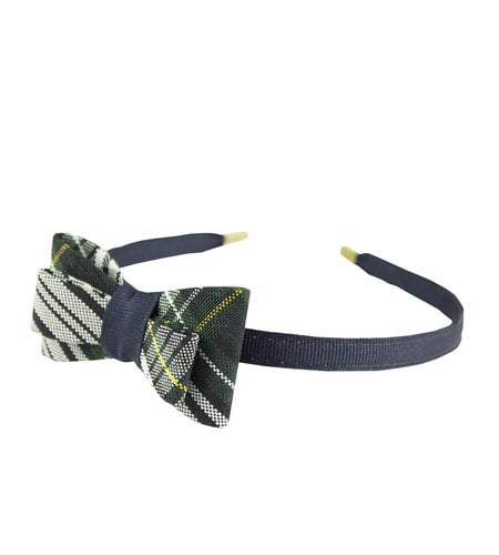 EE Dee Trim Campbell Plaid #61 Bow Headband #FBE9HB