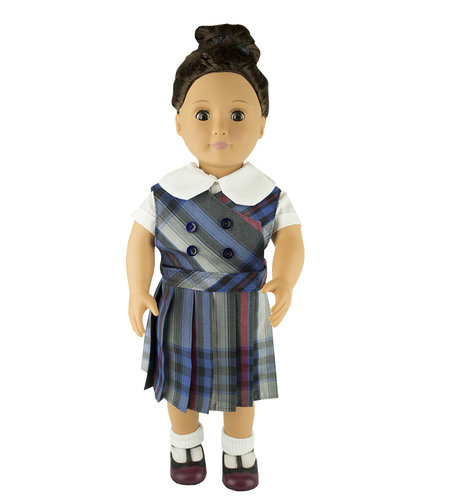 EE Dee Trim Windsor Plaid #31 Doll Jumper #FBE62DBP