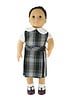 EE Dee Trim Campbell Plaid #61 Doll Jumper #FBE130