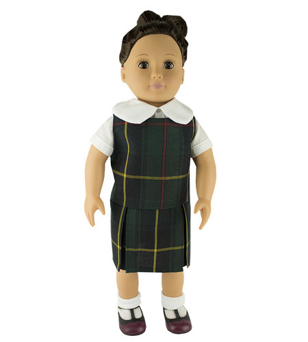 EE Dee Trim Aberdeen Plaid #5L Doll Jumper #FBE133