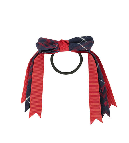 EE Dee Trim Loop Bow #FBE78M Plaid 36