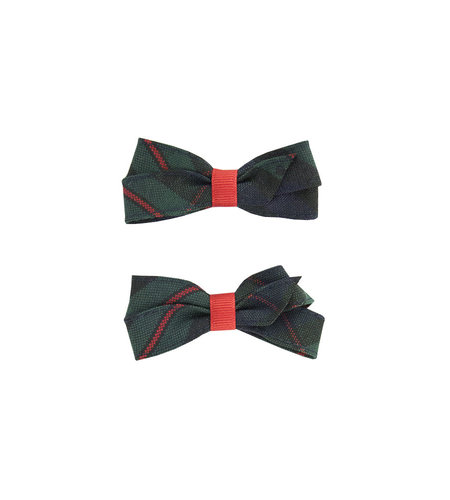 EE Dee Trim Lewis Plaid #88 Pigtail Bows #FBE164