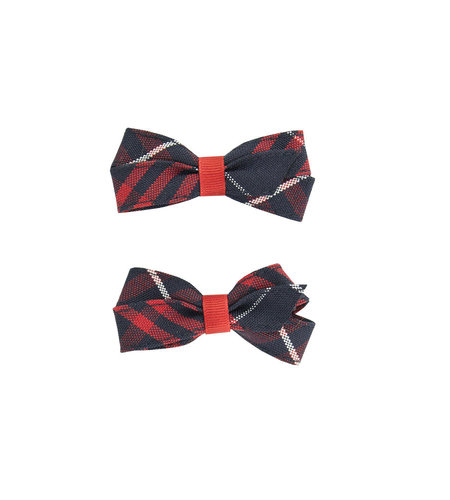 EE Dee Trim Pigtail Bows #FBE164 Plaid 36