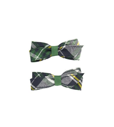 EE Dee Trim Christopher Plaid #1B Pigtail Bows #FBE164