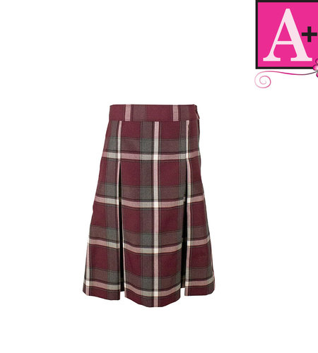 School Apparel A+ Francis Plaid 4-pleat Skirt #1034PP