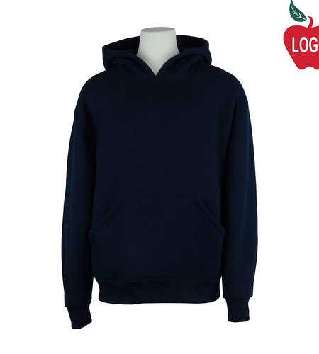 Embroidered Navy Blue Hood Sweatshirt #6246-1838-Grade TK-8