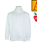 School Apparel A+ White Long Sleeve Interlock Polo #8434