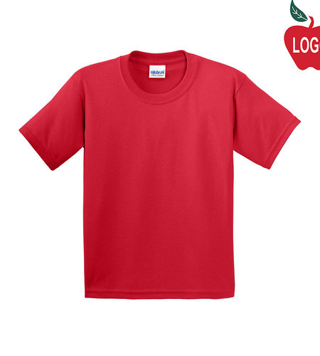 Heat Press Red Short Sleeve Tee #2000-1812-Grade PK