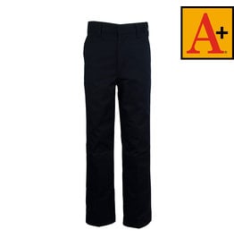 School Apparel A+ Navy Blue Plain Front Pants #7064