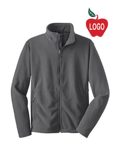 And Mary Mary logo fleece jacket 新品gray ANDMARY】Mary logo fleece jacket