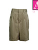 School Apparel Khaki Pleated Walk Shorts #7308