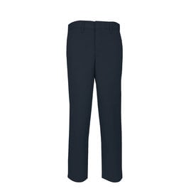 School Apparel Boys Navy Plain Front Stretch Pant #7893