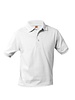 White Short Sleeve Jersey Polo #8320-00