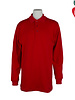 Embroidered Red Long Sleeve Interlock Polo #5671